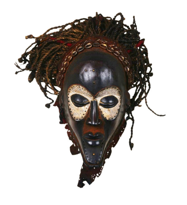 African Chokwe Tribal Mask from Congo